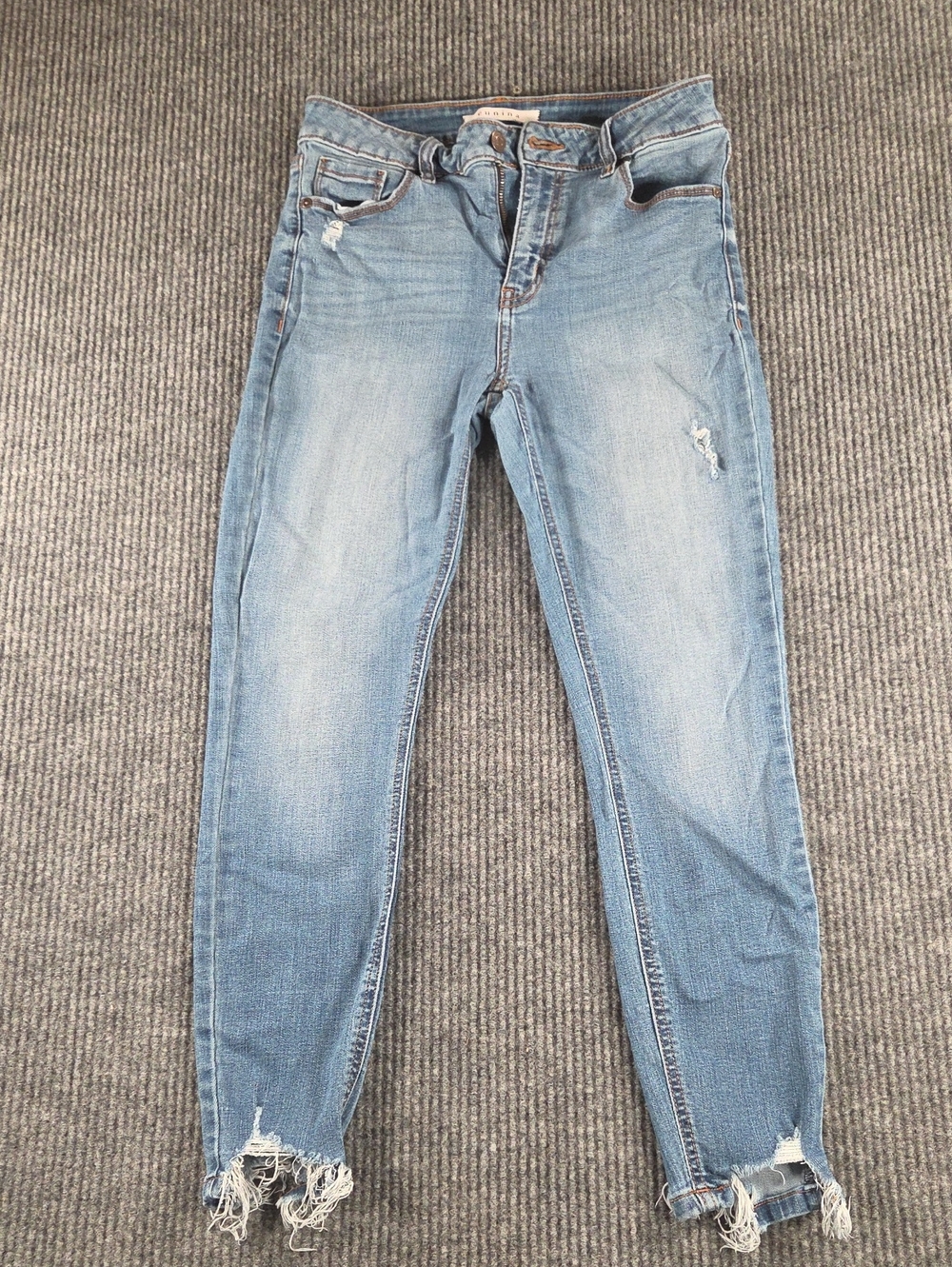 eunina Light Blue Distressed Skinny Jeans
